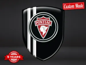 Pontiac Fensteraufkleber Premium Stern Hochwertig Auto